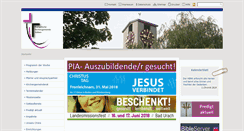 Desktop Screenshot of ev-kirche-huelben.de