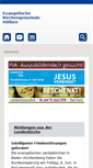 Mobile Screenshot of ev-kirche-huelben.de