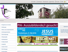 Tablet Screenshot of ev-kirche-huelben.de